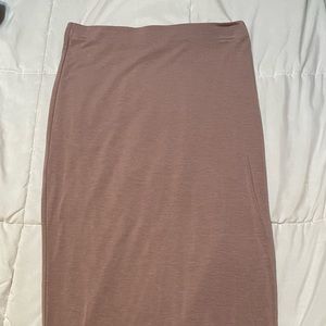 Knee length skirt